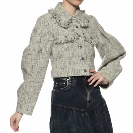 GANNI＜ガニー＞ コットンツイードジャケット