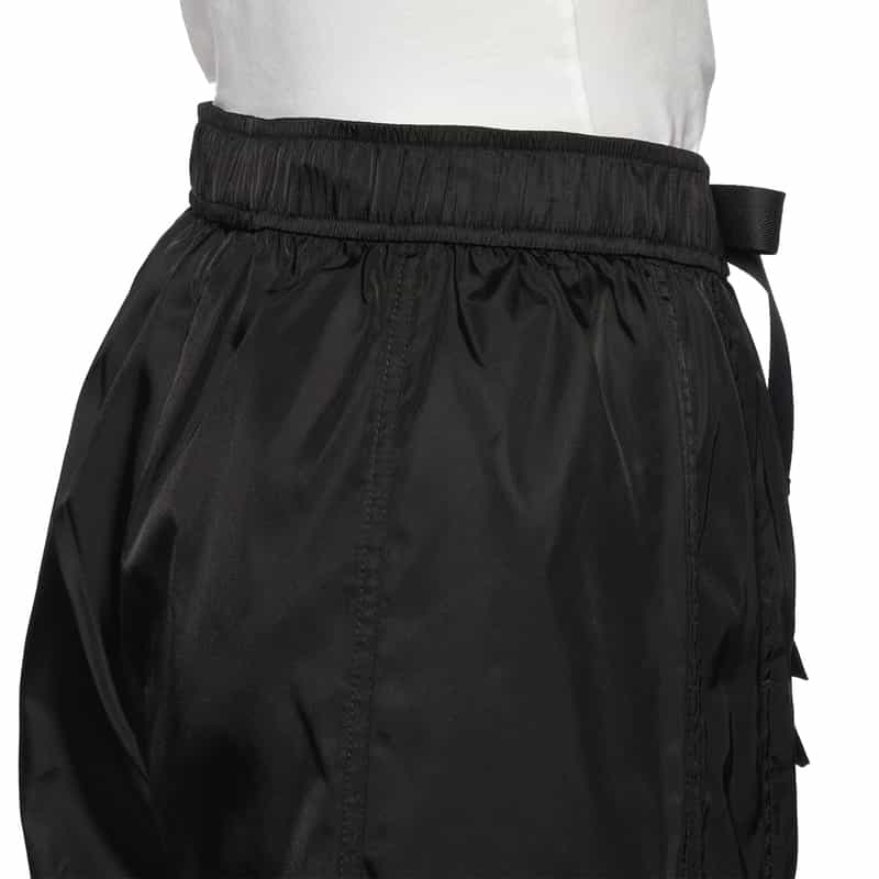 GANNI GANNI＜ガニー＞ ドローストリングワイドパンツ BLACK