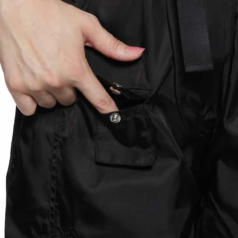 GANNI GANNI＜ガニー＞ ドローストリングワイドパンツ BLACK