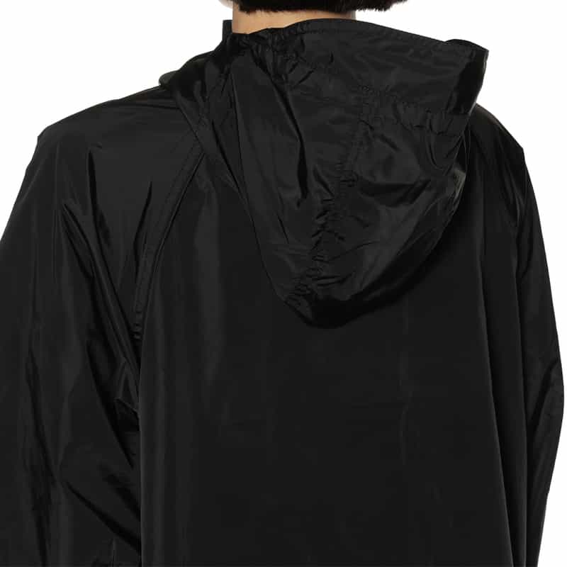 GANNI GANNI＜ガニー＞ フード付きナイロンジャケット BLACK