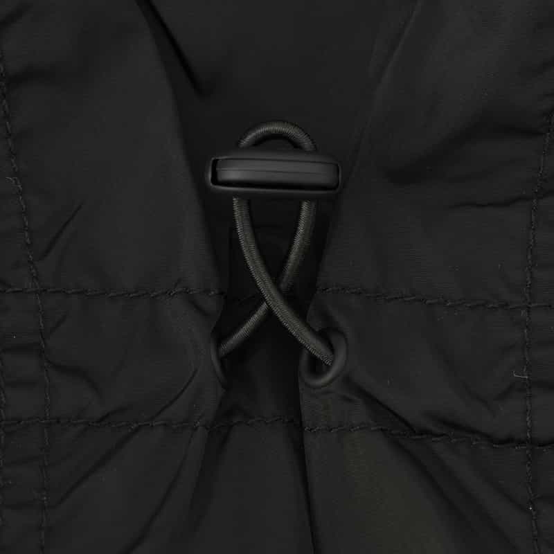 GANNI GANNI＜ガニー＞ フード付きナイロンジャケット BLACK