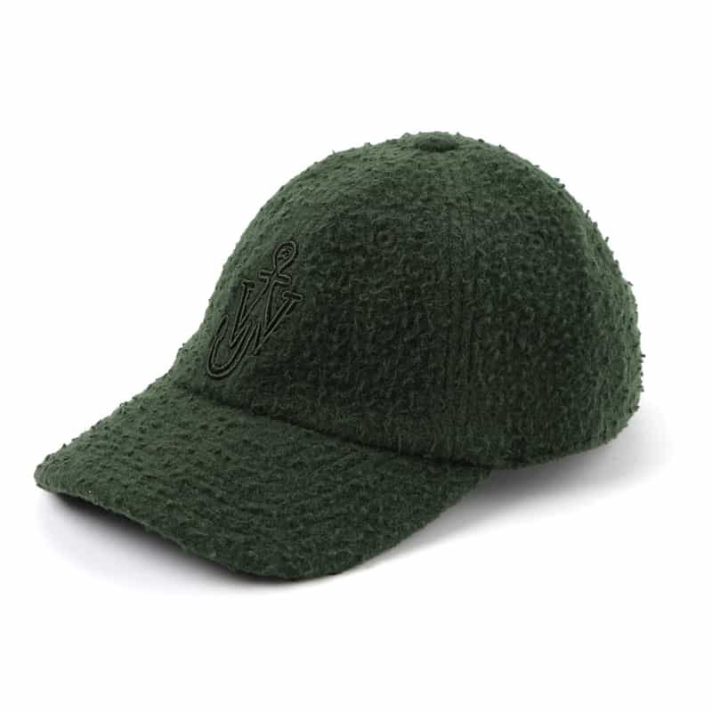 JW ANDERSON JW ANDERSON＜ジェイダブリュアンダーソン＞ ベースボールキャップ DARK GREEN