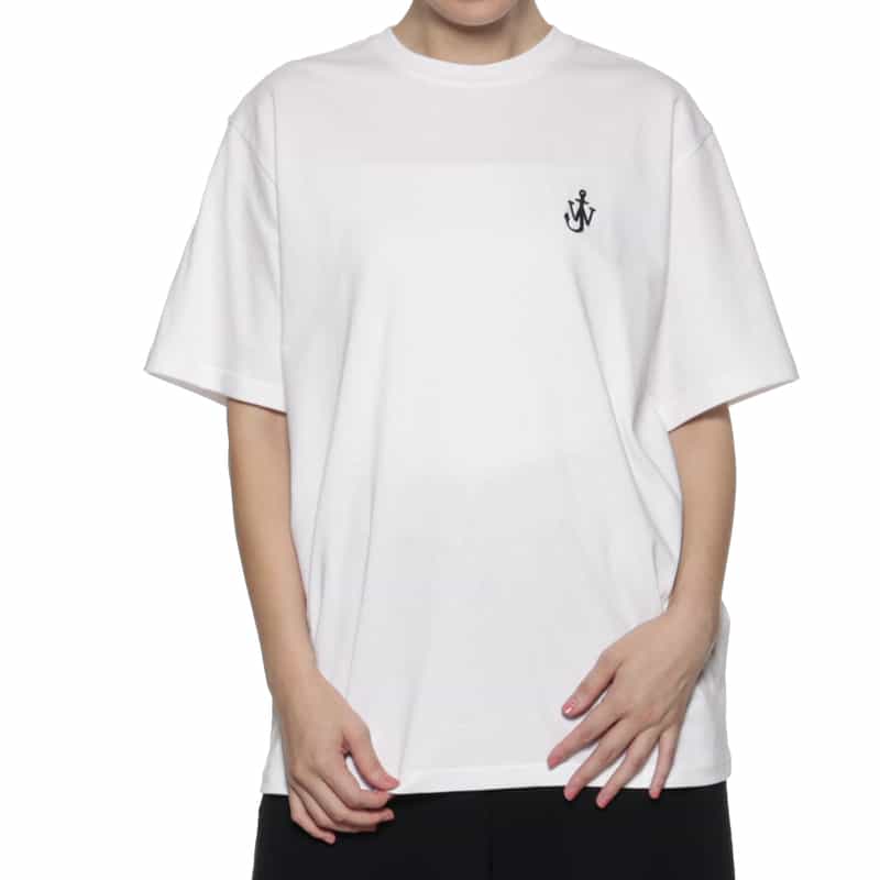 JW ANDERSON JW ANDERSON＜ジェイダブリュアンダーソン＞ ロゴ入りTシャツ WHITE
