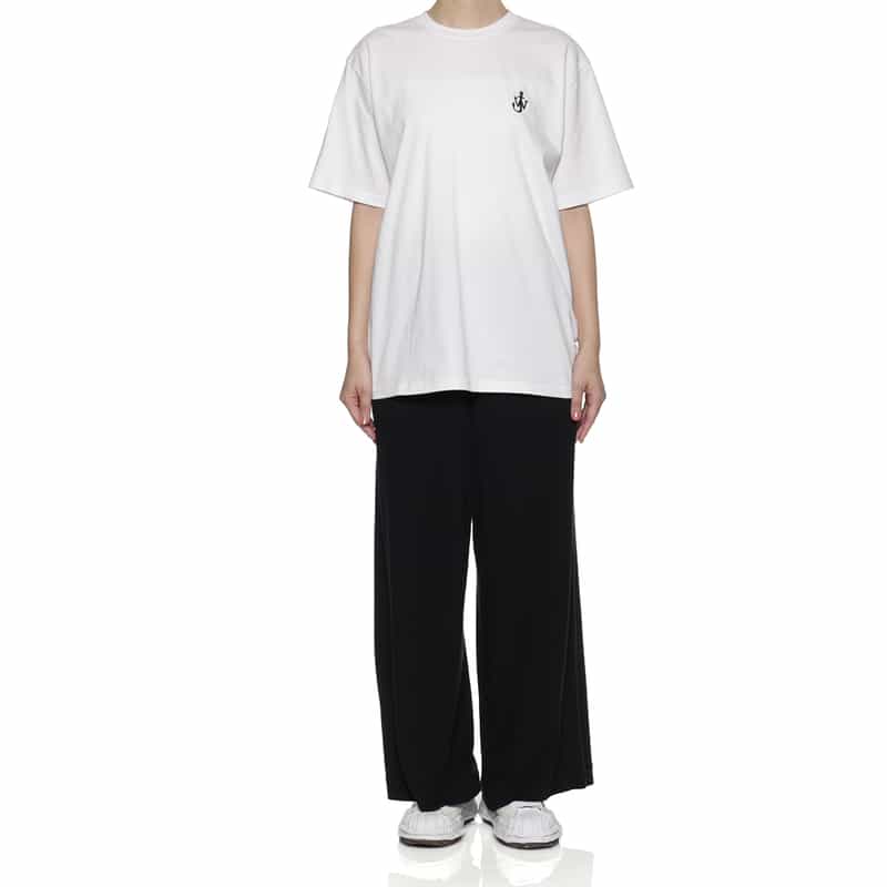 JW ANDERSON JW ANDERSON＜ジェイダブリュアンダーソン＞ ロゴ入りTシャツ WHITE