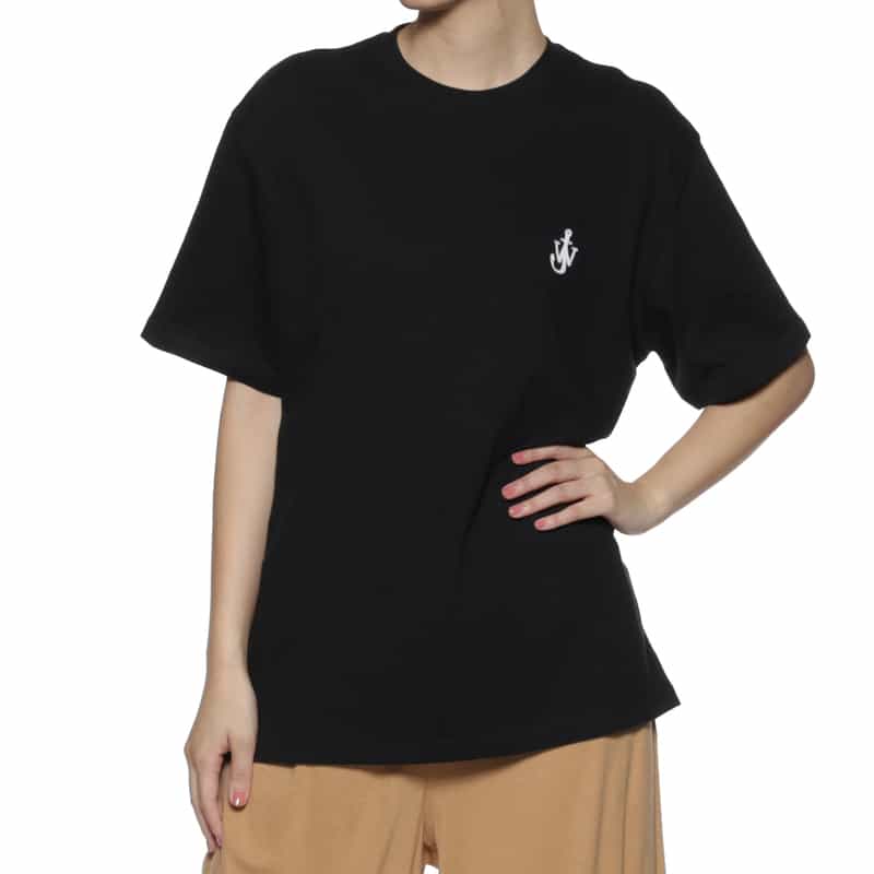 JW ANDERSON JW ANDERSON＜ジェイダブリュアンダーソン＞ ロゴ入りTシャツ BLACK