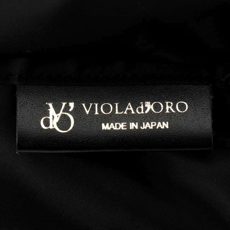 VIOLAD’ORO VIOLAD’ORO ＜ヴィオラドーロ＞ バックパック BLACK