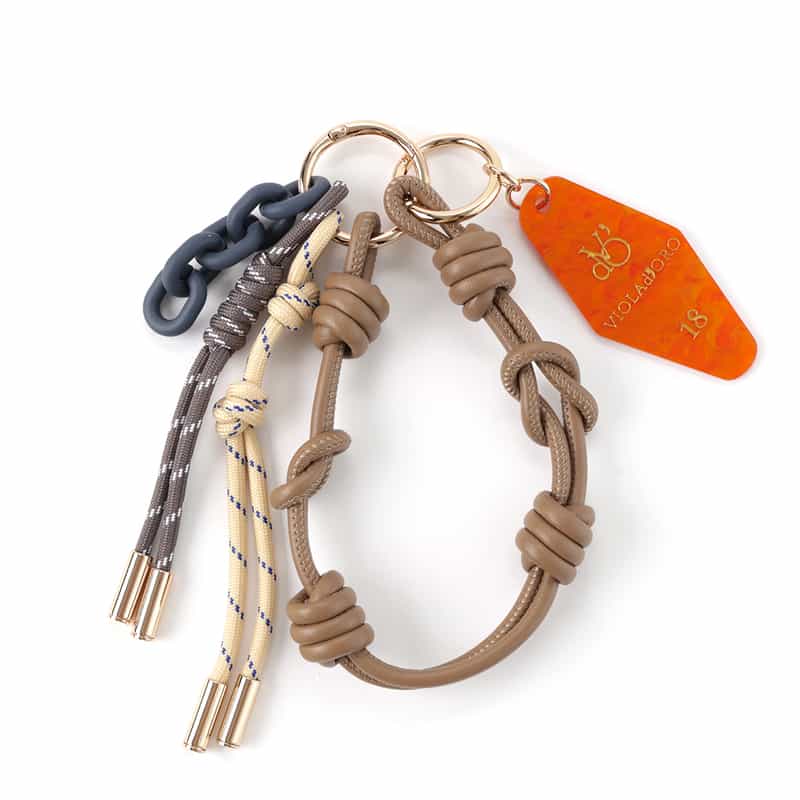 VIOLAD’ORO VIOLAD’ORO＜ヴィオラドーロ＞ チャーム LIGHT BROWN