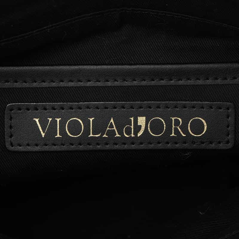 VIOLAD’ORO VIOLAD’ORO ＜ヴィオラドーロ＞ フェイクファー2WAYミニトートバッグ BROWN