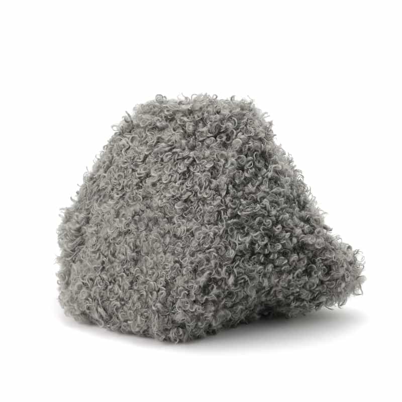 VIOLAD’ORO VIOLAD’ORO ＜ヴィオラドーロ＞ フェイクファー付き2WAYトートバッグ GRAY