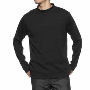 モックネックTシャツ