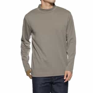 モックネックTシャツ