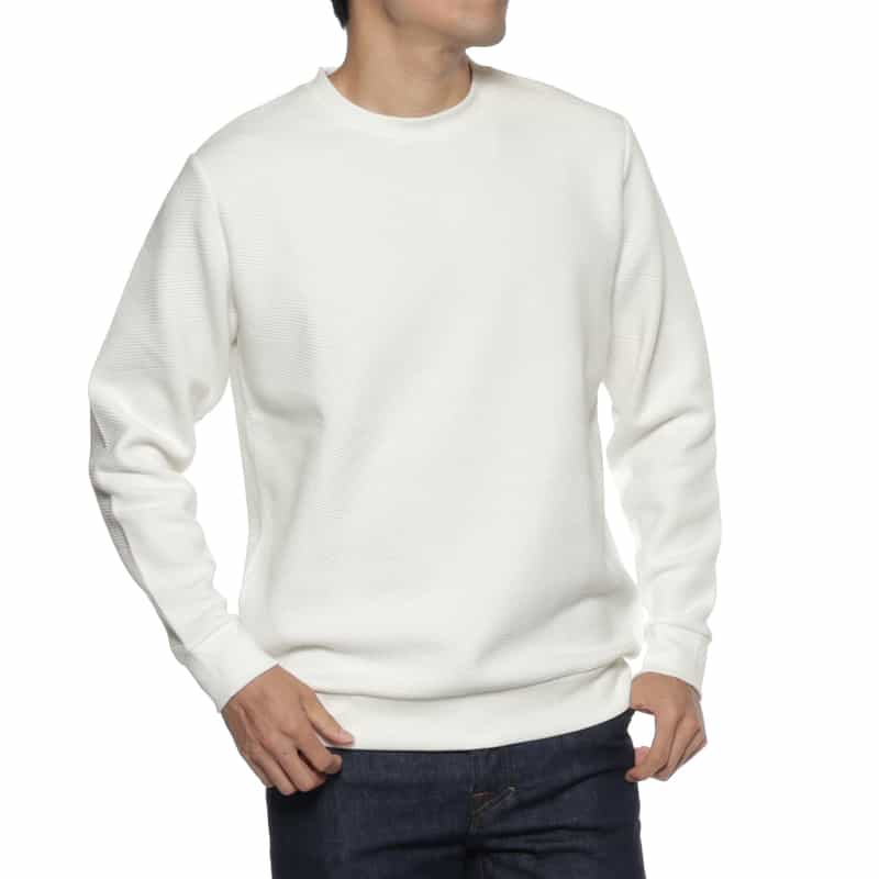 BARNEYS NEW YORK バイヤス柄カットソー WHITE