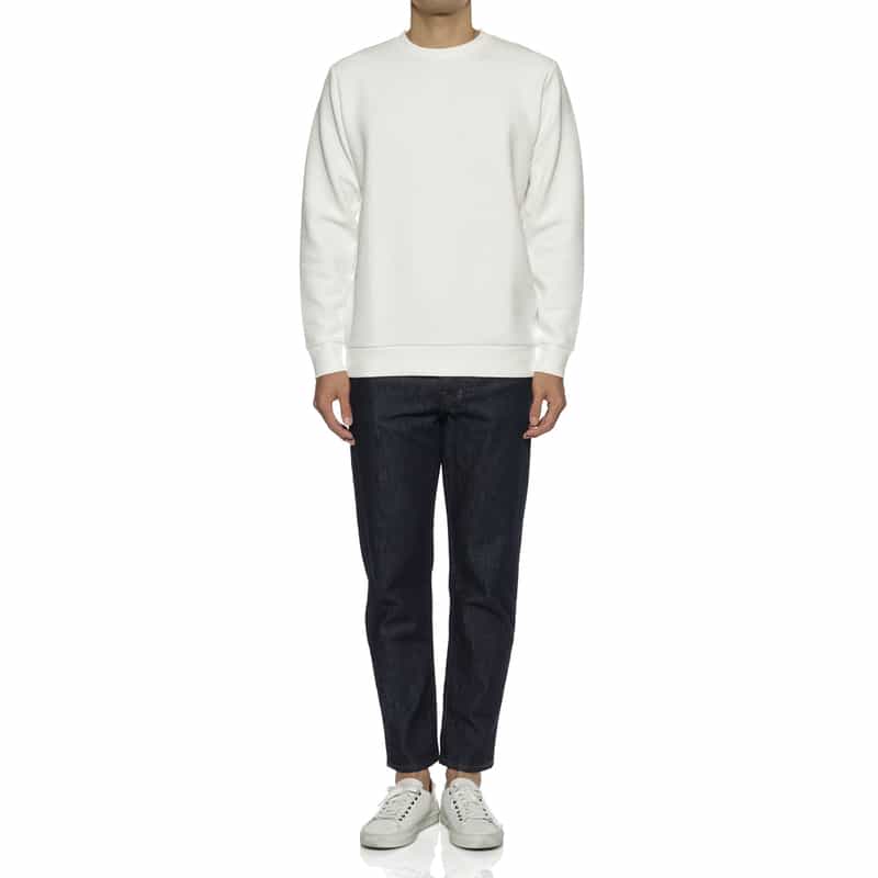 BARNEYS NEW YORK バイヤス柄カットソー WHITE
