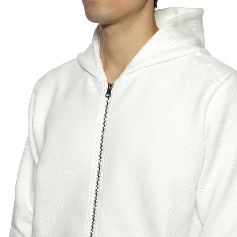 BARNEYS NEW YORK ジップアップパーカー WHITE