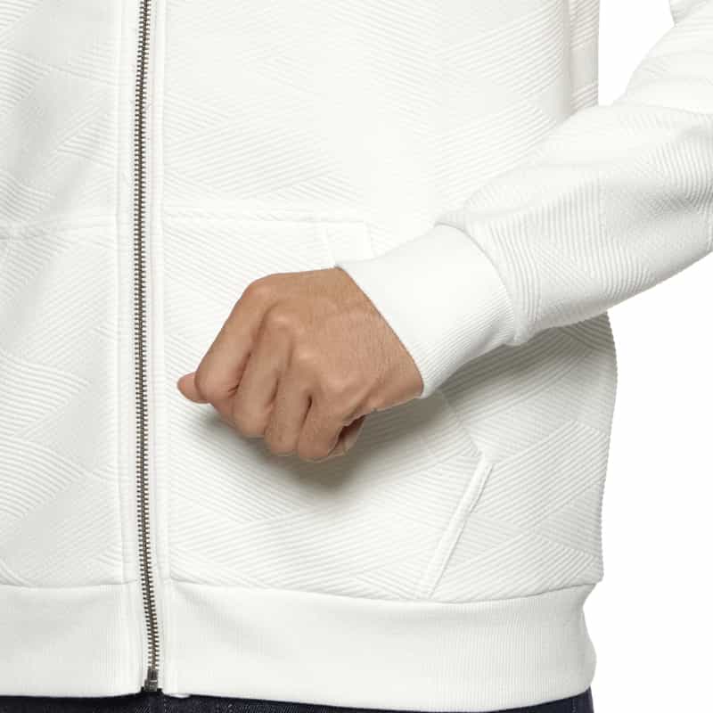 BARNEYS NEW YORK ジップアップパーカー WHITE