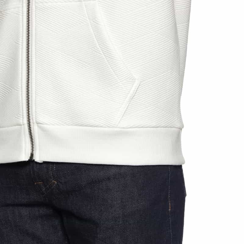 BARNEYS NEW YORK ジップアップパーカー WHITE