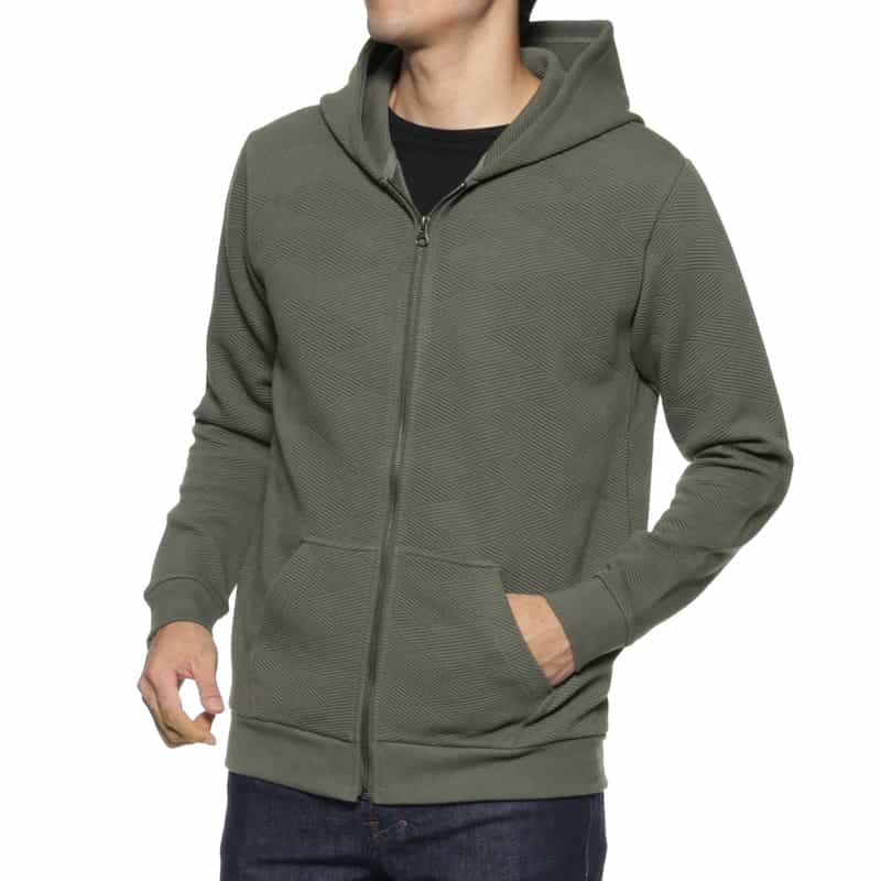 BARNEYS NEW YORK ジップアップパーカー GRAY