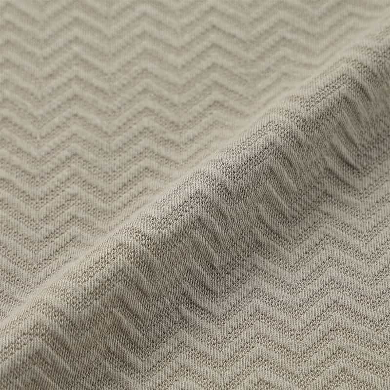 BARNEYS NEW YORK ヘリンボーン柄カットソージャケット BEIGE