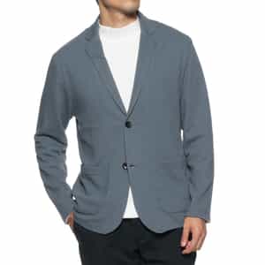 ヘリンボーン柄カットソージャケット