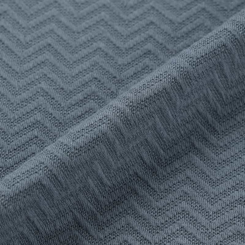 BARNEYS NEW YORK ヘリンボーン柄カットソージャケット BLUE