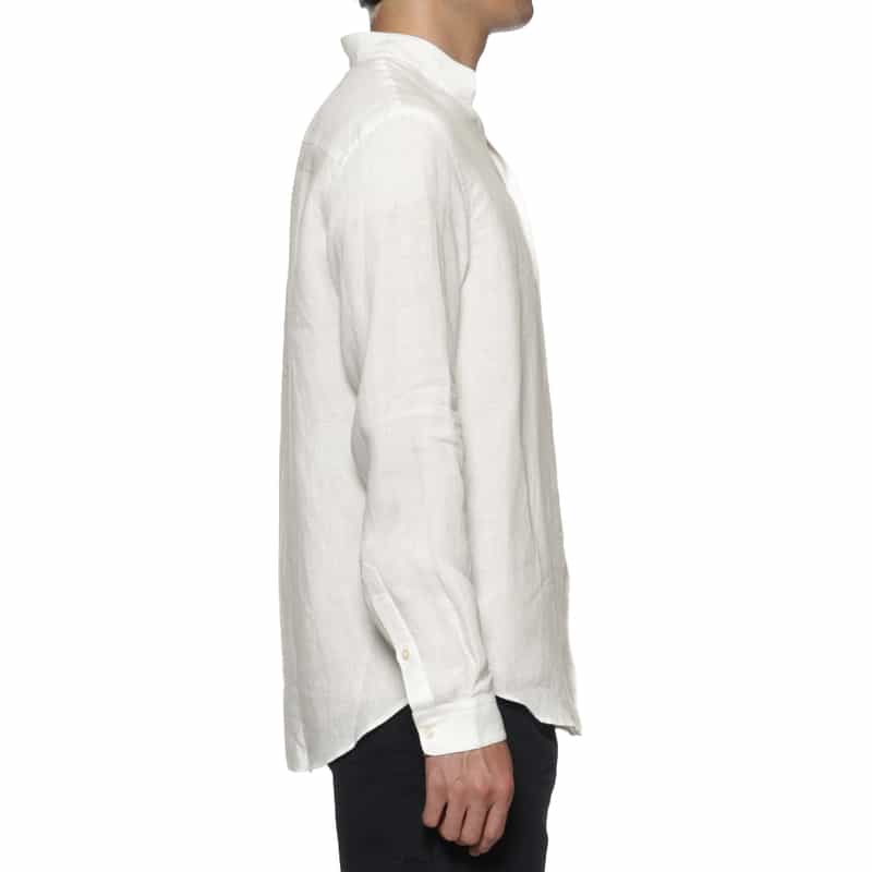 FIGARET FIGARET＜フィガレ＞"CARL" リネンシャツ（フランスサイズ） WHITE