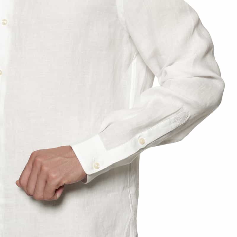 FIGARET FIGARET＜フィガレ＞"CARL" リネンシャツ（フランスサイズ） WHITE