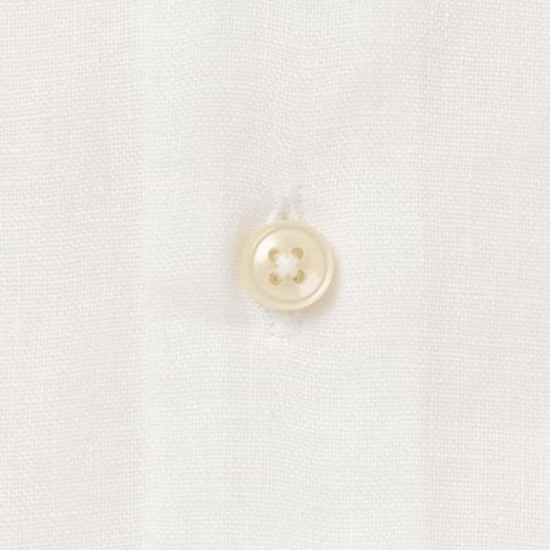 FIGARET FIGARET＜フィガレ＞"CARL" リネンシャツ（フランスサイズ） WHITE