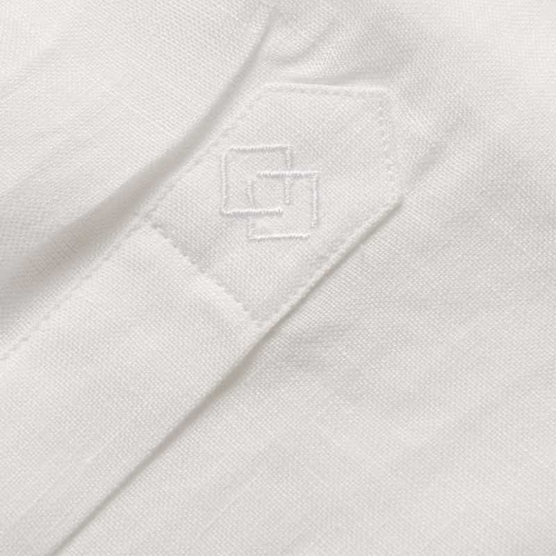 FIGARET FIGARET＜フィガレ＞"CARL" リネンシャツ（フランスサイズ） WHITE