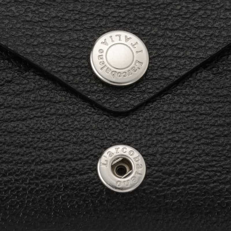 L’ARCOBALENO L'ARCOBALENO＜ラルコバレーノ＞ ミニウォレット"LA607GT" BLACK