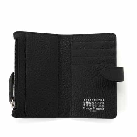 Maison margiela メゾンマルジェラ コンパクトウォレットブラック MAISON MARGLELA＜メゾンマルジェラ＞ コンパクトウォレット