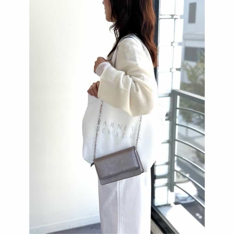 MAISON MARGIELA MAISON MARGIELA＜メゾンマルジェラ＞ バーニーズ　ニューヨーク限定 チェーン付ウォレット SILVER