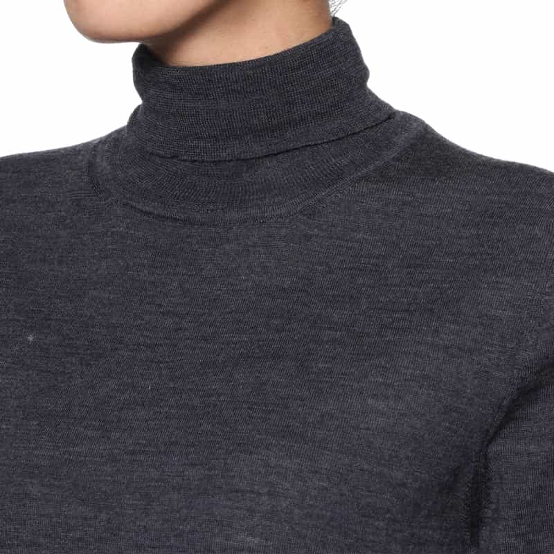 MAISON MARGIELA MAISON MARGLELA＜メゾンマルジェラ＞ タートルネック ウールニットプルオーバー NAVY