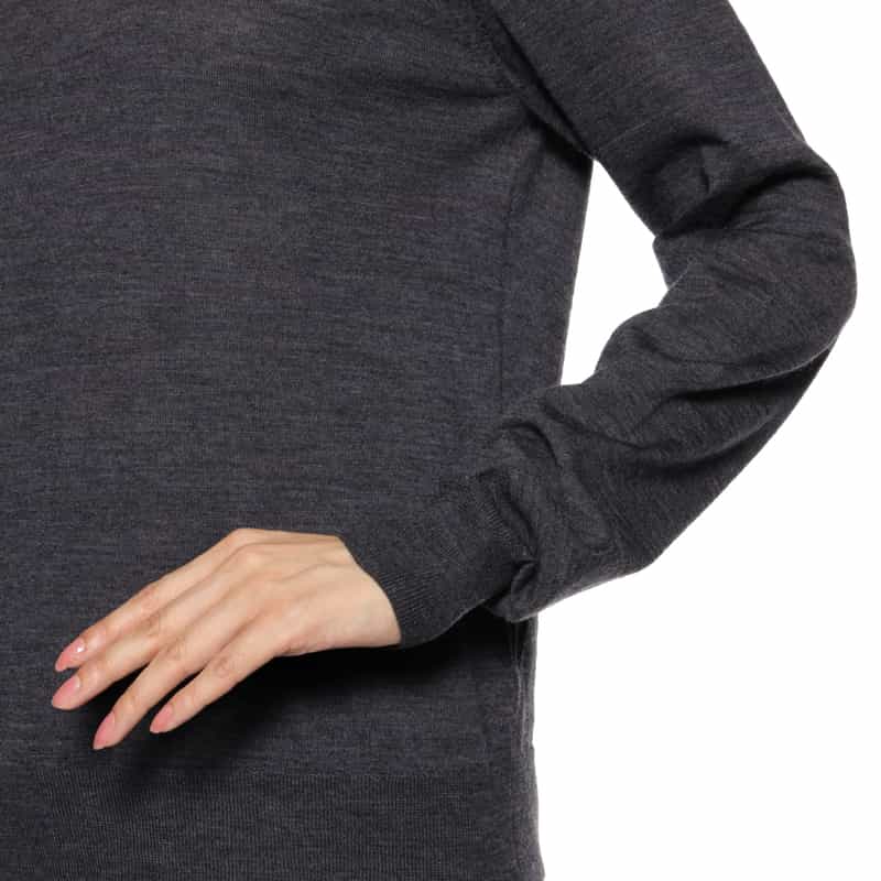 MAISON MARGIELA MAISON MARGLELA＜メゾンマルジェラ＞ クルーネックニットプルオーバー NAVY