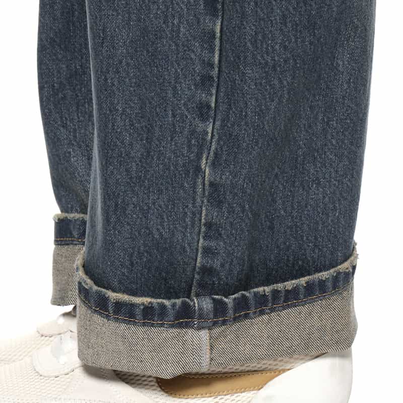 MAISON MARGIELA MAISON MARGLELA＜メゾンマルジェラ＞ カットオフ5ポケットデニムパンツ NAVY