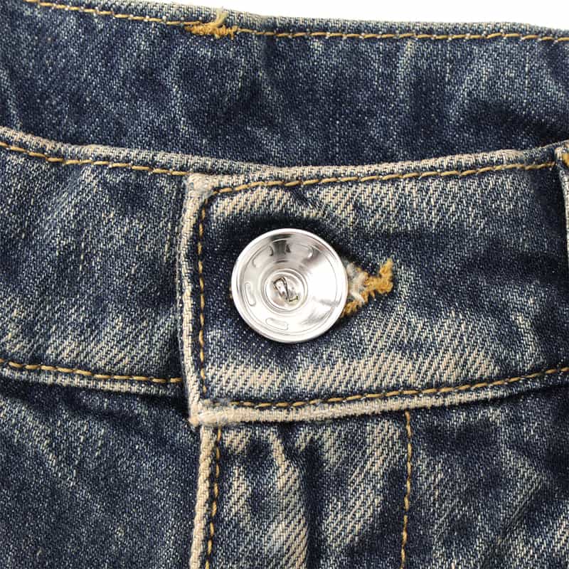 MAISON MARGIELA MAISON MARGLELA＜メゾンマルジェラ＞ カットオフ5ポケットデニムパンツ NAVY