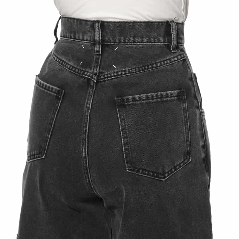 MAISON MARGIELA MAISON MARGLELA＜メゾンマルジェラ＞ デニムパンツ BLACK