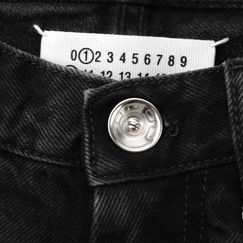 MAISON MARGIELA MAISON MARGLELA＜メゾンマルジェラ＞ デニムパンツ BLACK