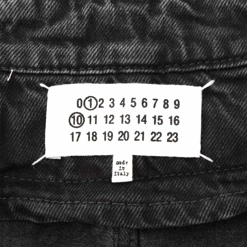 MAISON MARGIELA MAISON MARGLELA＜メゾンマルジェラ＞ 5ポケットデニムパンツ BLACK