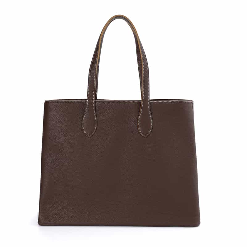 IL MICIO ILMICIO＜イルミーチョ＞　レザートートバッグ（M） DARK BROWN