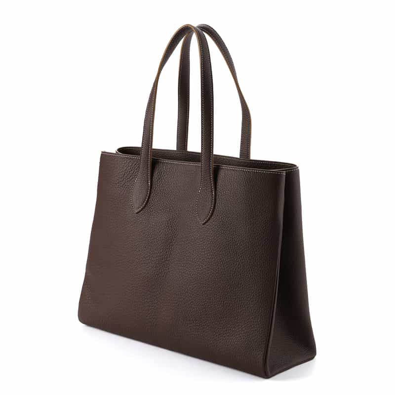 IL MICIO ILMICIO＜イルミーチョ＞　レザートートバッグ（M） DARK BROWN