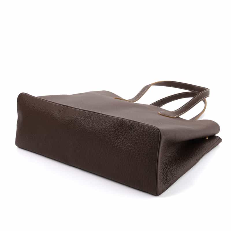 IL MICIO ILMICIO＜イルミーチョ＞　レザートートバッグ（M） DARK BROWN