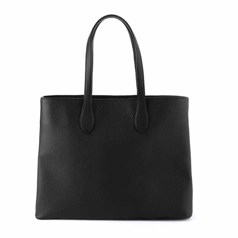 IL MICIO ILMICIO＜イルミーチョ＞　レザートートバッグ（M） BLACK