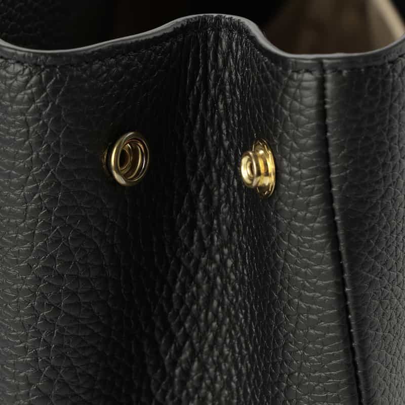 IL MICIO ILMICIO＜イルミーチョ＞　レザートートバッグ（S） BLACK