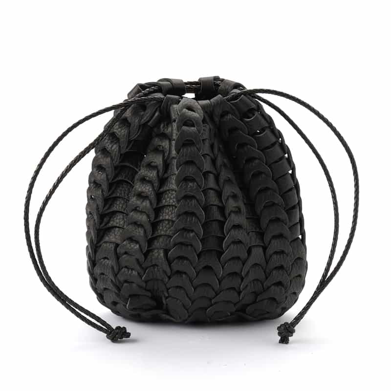 IL MICIO IL MICIO＜イル ミーチョ＞ 巾着バッグ BLACK