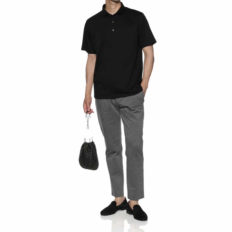 IL MICIO IL MICIO＜イル ミーチョ＞ 巾着バッグ BLACK