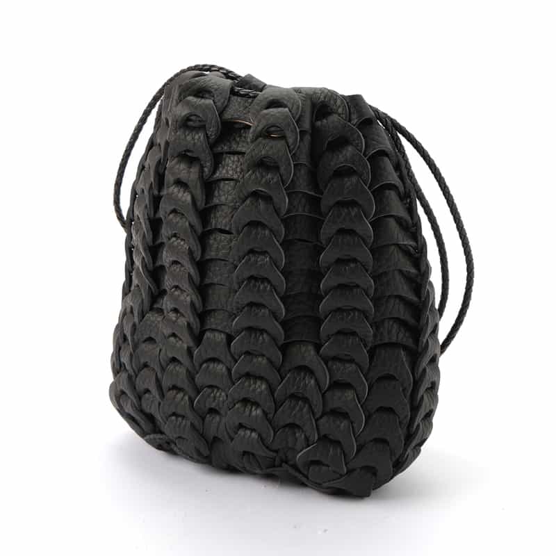 IL MICIO IL MICIO＜イル ミーチョ＞ 巾着バッグ BLACK