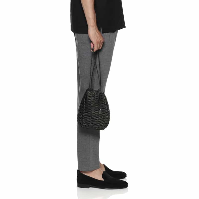 IL MICIO IL MICIO＜イル ミーチョ＞ 巾着バッグ BLACK