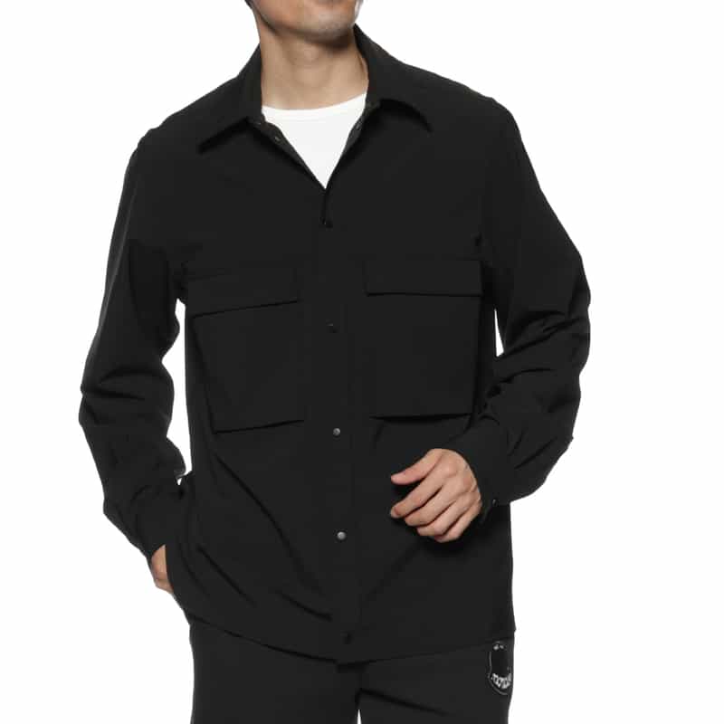 MONCLER MONCLER＜モンクレール＞ ポケット付カジュアルシャツ BLACK
