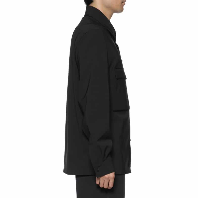 MONCLER MONCLER＜モンクレール＞ ポケット付カジュアルシャツ BLACK