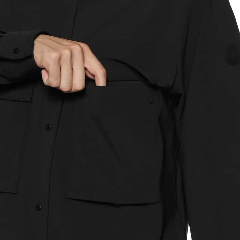 MONCLER MONCLER＜モンクレール＞ ポケット付カジュアルシャツ BLACK